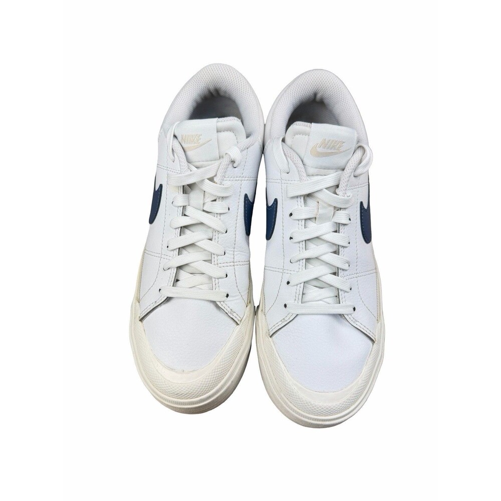 Nike Court Legacy Lift White Blue DM7590-104 Women's Size 8 Platform Clean - Picture 6 of 10